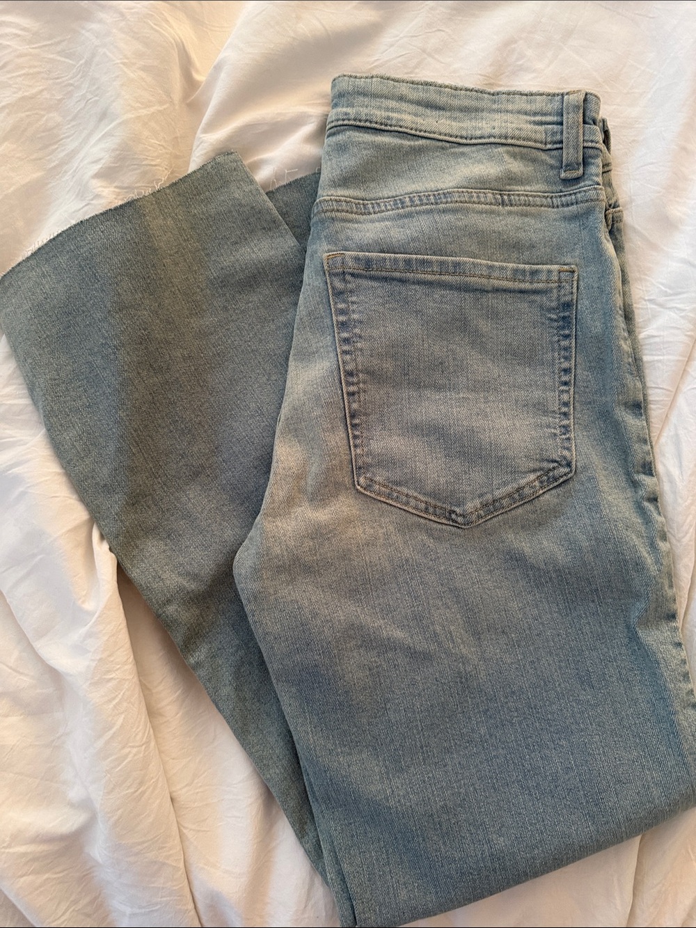 H&M Light Blue Straight Leg Jeans
